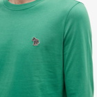 Paul Smith Men's Long Sleeve Zebra Logo T-Shirt in Green