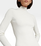 Victoria Beckham - Knitted turtleneck maxi dress