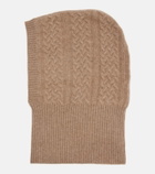 Max Mara Romana cable-knit cashmere hood