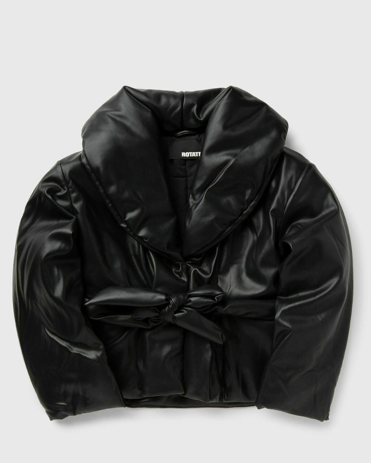 【関税&送料込】Rotate Birger Christensen Heavy Jacket Rotate Birger Christensen Belted Puffer Jacket Black Down