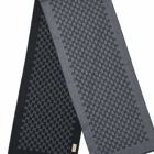 Gucci Men's GG Jaquard Scarf in Anthracite