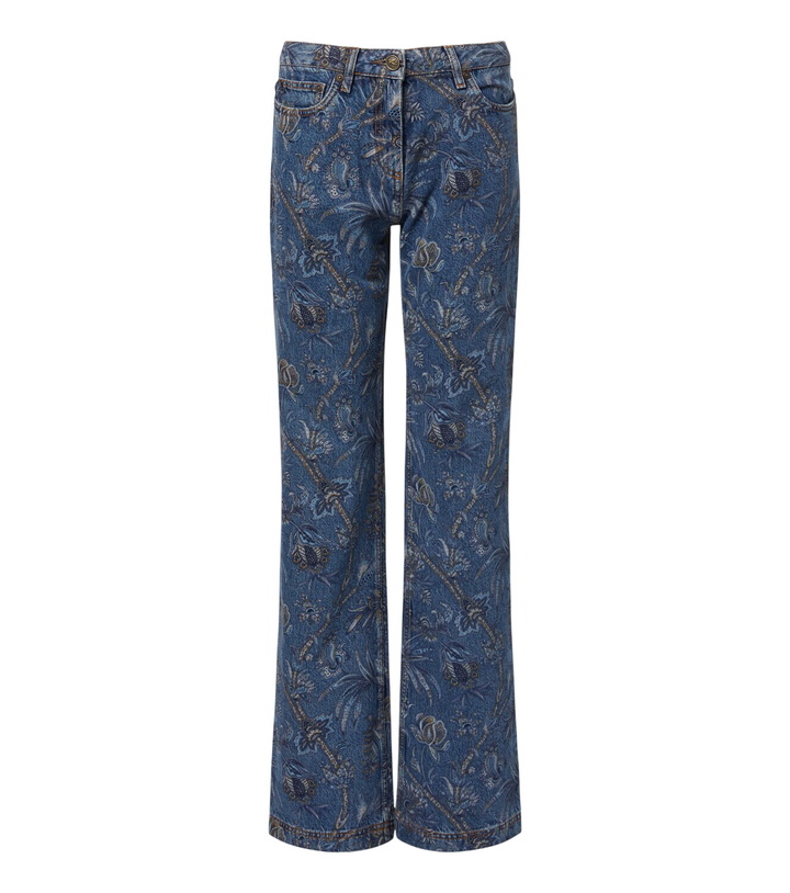 Photo: Etro Printed wide-leg jeans