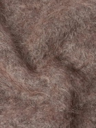 Séfr - Jermaine Brushed Mohair-Blend Sweater - Brown