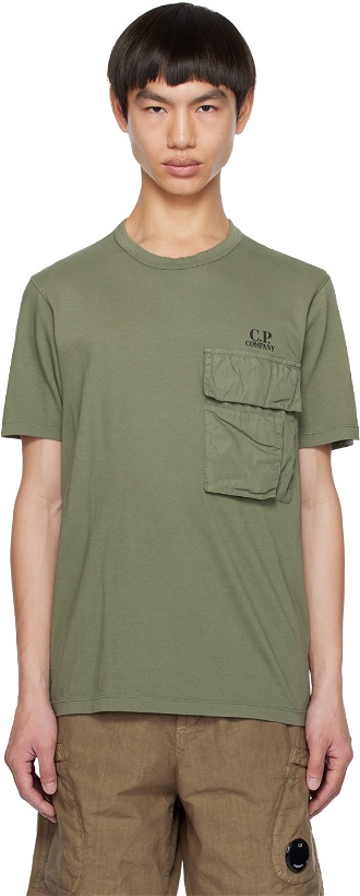 Photo: C.P. Company Khaki Pocket T-Shirt