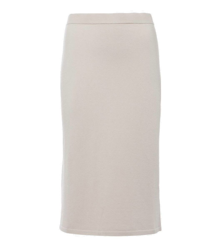 Photo: 'S Max Mara Alice wool-blend midi skirt