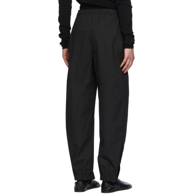Bottega Veneta Black Coated Trousers Bottega Veneta