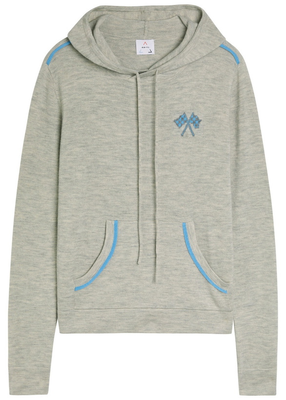 Photo: AN-Y1 H Vita Fine-knit Hooded Cashmere Jumper Grey