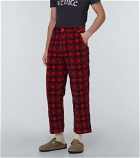 ERL - Checked cotton corduroy pants