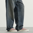 Vans LX Classic Slip-On 98 Sneaker in Checkerboard Poppy Ember Red