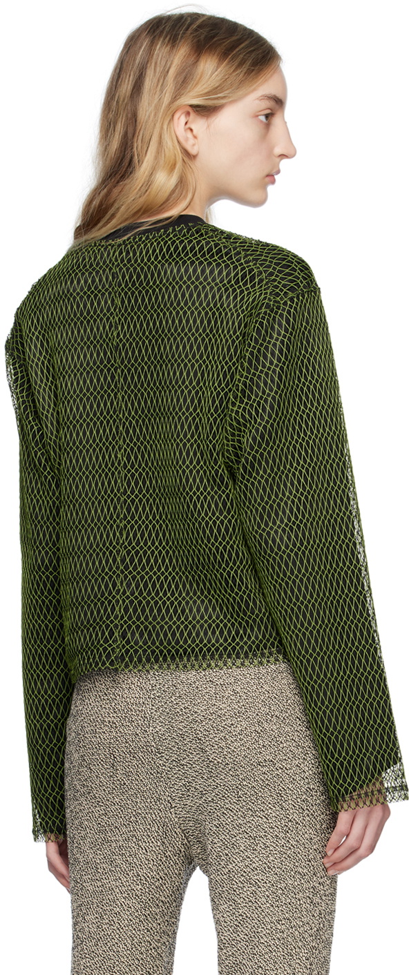 Song for the Mute Green & Black Layered Long Sleeve T-Shirt