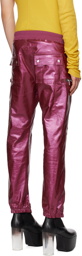 Rick Owens Pink Bauhaus Denim Cargo Pants