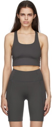 Girlfriend Collective Grey Paloma Sports Bra