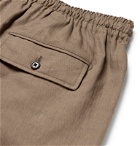 Margaret Howell - Linen and Cotton-Blend Twill Drawstring Shorts - Neutrals