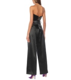 Dodo Bar Or High-rise wide-leg satin pants