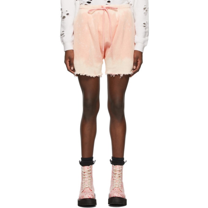 R13 Pink Dropped Inseam Shorts R13