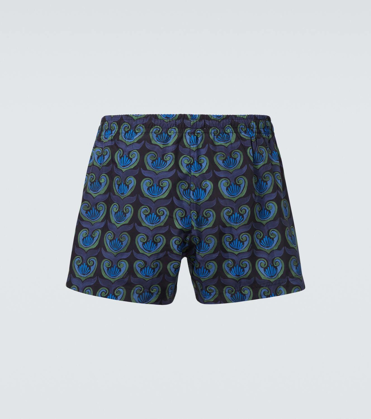 Commas Printed swim trunks