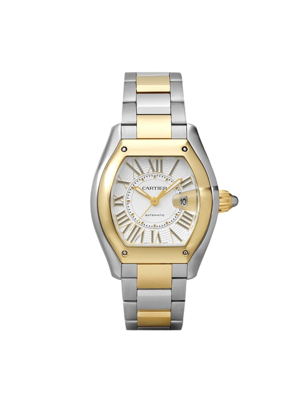 Photo: Cartier - Roadster de Cartier Automatic 42.5mm Interchangeable 18-Karat Gold, Stainless Steel and Alligator Watch, Ref. No. CRW2RD0009