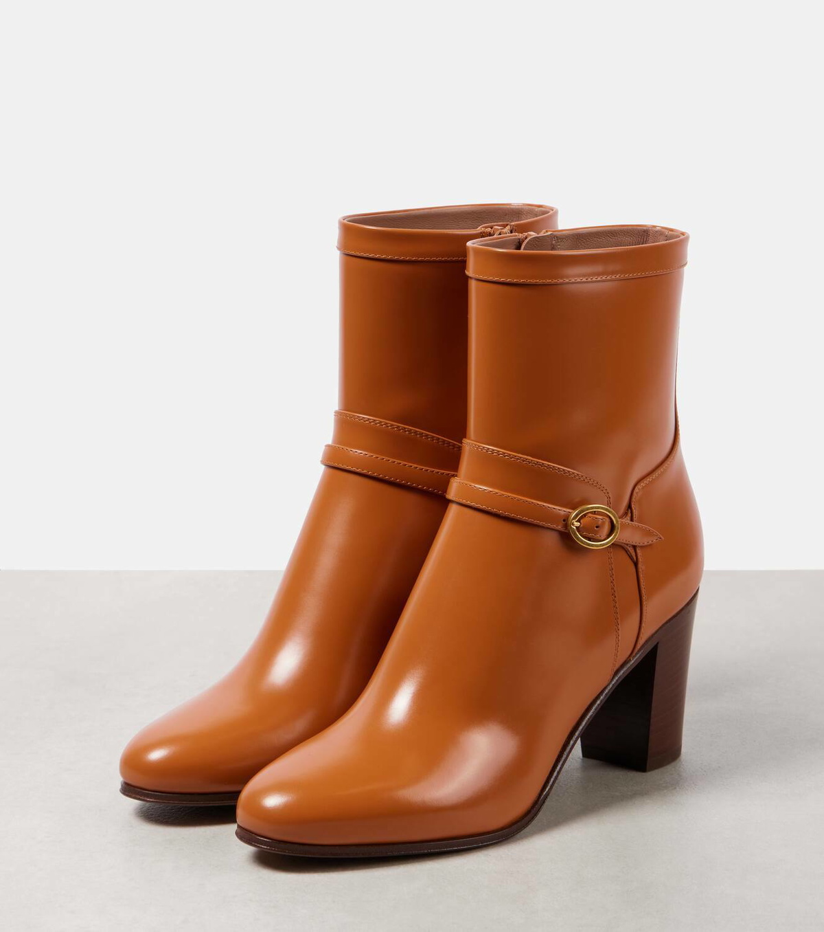 VALENTINO 25S GARAVANI PATTIE KNEE-HIGH BOOTS 80 MM IN DARK BROWN SUEDE