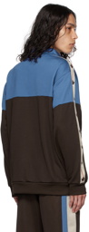 Dsquared2 Brown & Blue Technical Sweatshirt