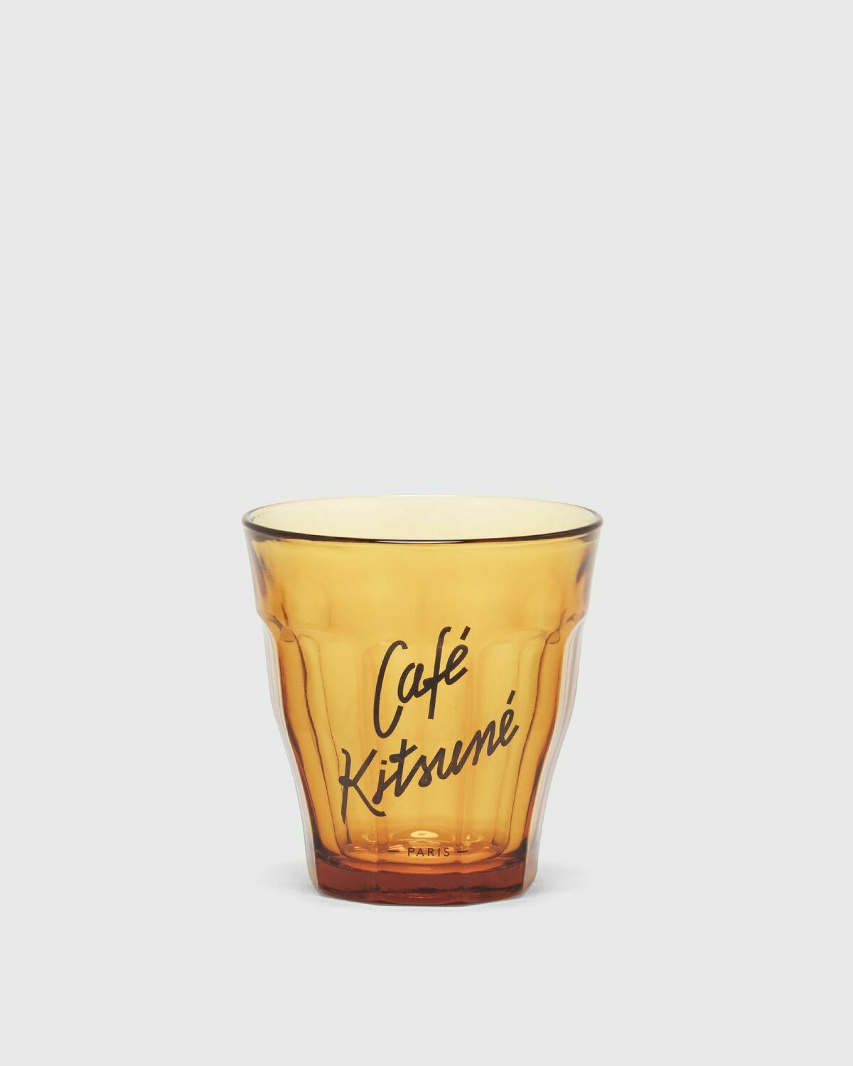 Maison Kitsune CAFE KITSUNE GLASS DURALEX "LE PICARDIE" 25cl orange Mens Kitchen- & Tableware