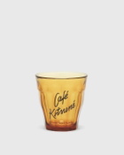 Maison Kitsune CAFE KITSUNE GLASS DURALEX "LE PICARDIE" 25cl orange Mens Kitchen- & Tableware