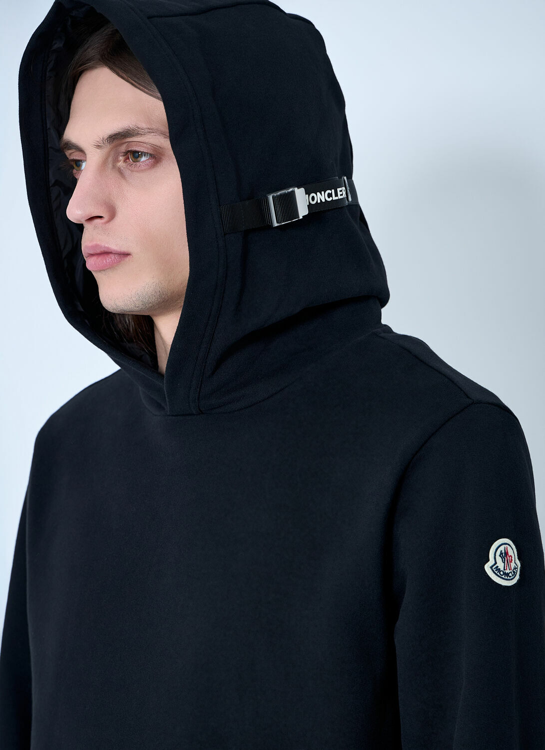Moncler Logo Patch Hooded Sweatshirt