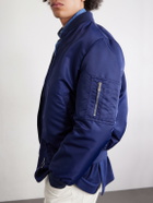 Brunello Cucinelli - Padded Shell Bomber Jacket - Blue