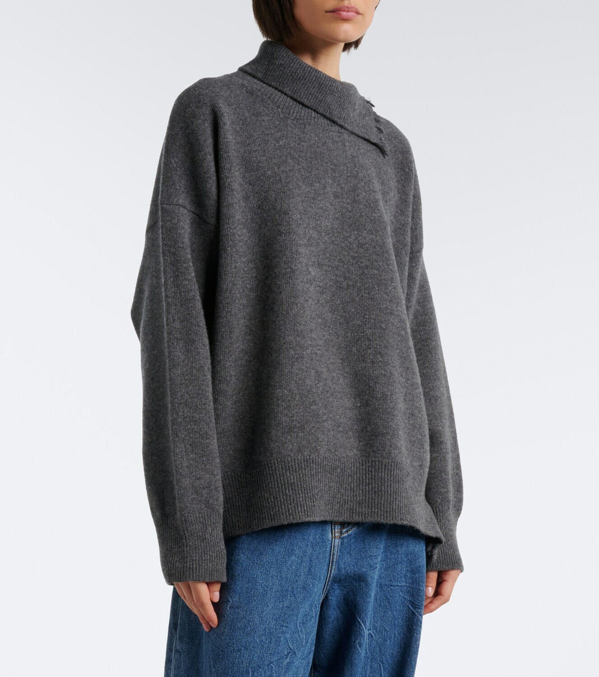 Róhe Distressed wool-blend sweater