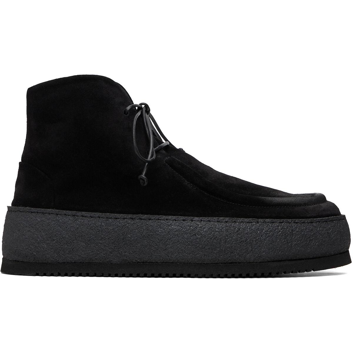 Marsèll Black Parapana Leather Ankle Boots