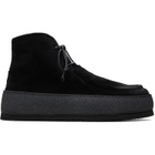 Marsèll Black Parapana Leather Ankle Boots
