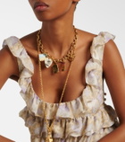 Chloé Postcards embellished necklace