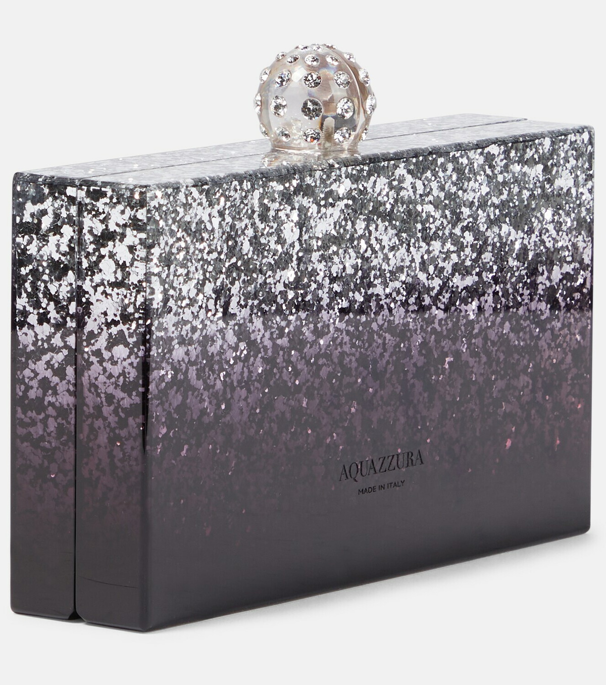 Aquazzura Tequila crystal-embellished clutch