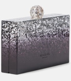 Aquazzura Tequila crystal-embellished clutch