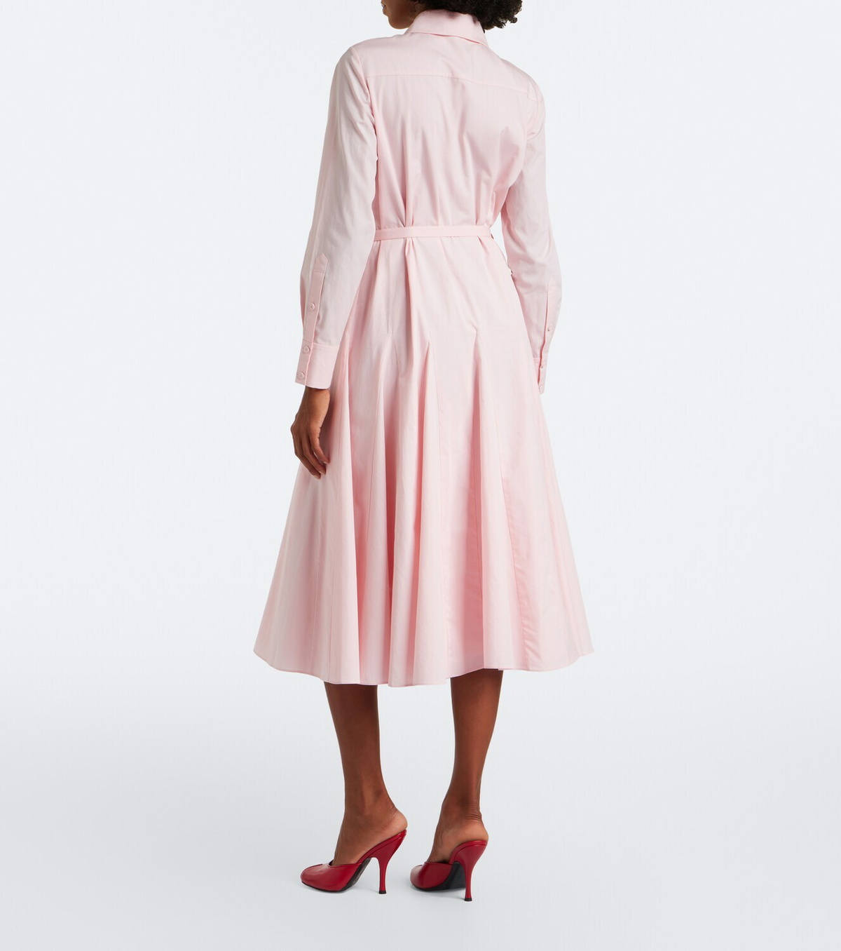 Emilia Wickstead Marione belted cotton shirt dress