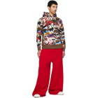 BAPE Multicolor Hybrid Camo Shark Pullover Hoodie
