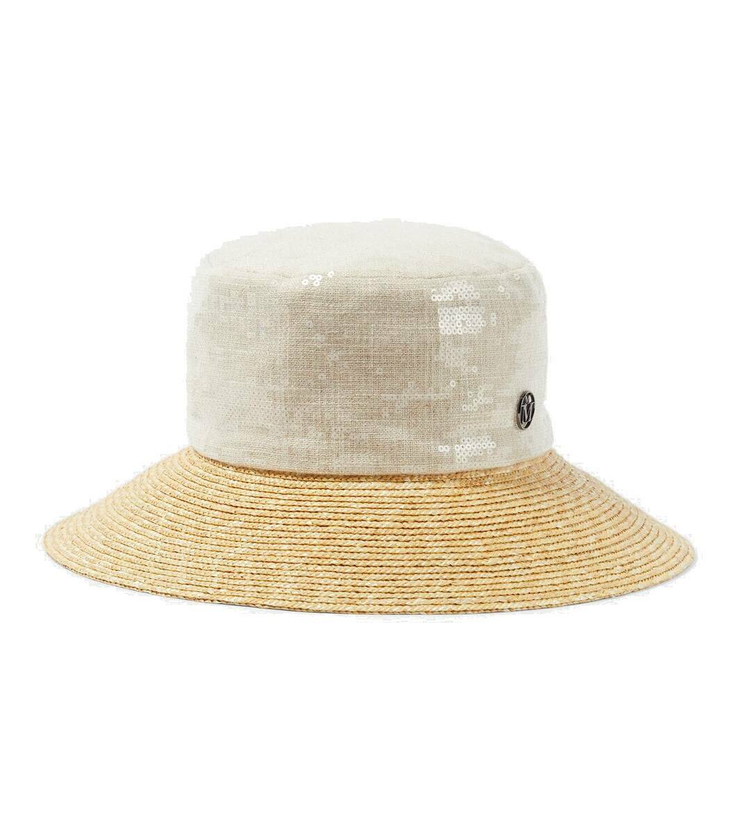 Maison Michel - Henrietta straw fedora Maison Michel