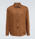 Zegna - Silk, linen and wool-blend jacket