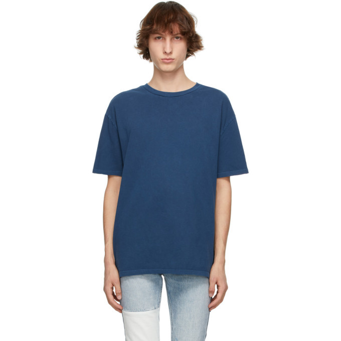 Ksubi Blue Cross Logo Biggie T-Shirt Ksubi