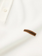 Zegna - Slim-Fit Cotton-Piqué Polo Shirt - White