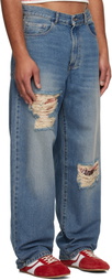 Carne Bollente Blue Tattoo Tease Jeans