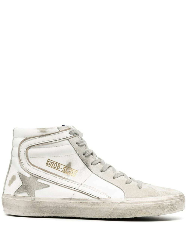 Photo: GOLDEN GOOSE - Slide Leather Sneakers