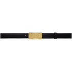 Versace Black and Gold Spring/Summer 20 License Plate Belt