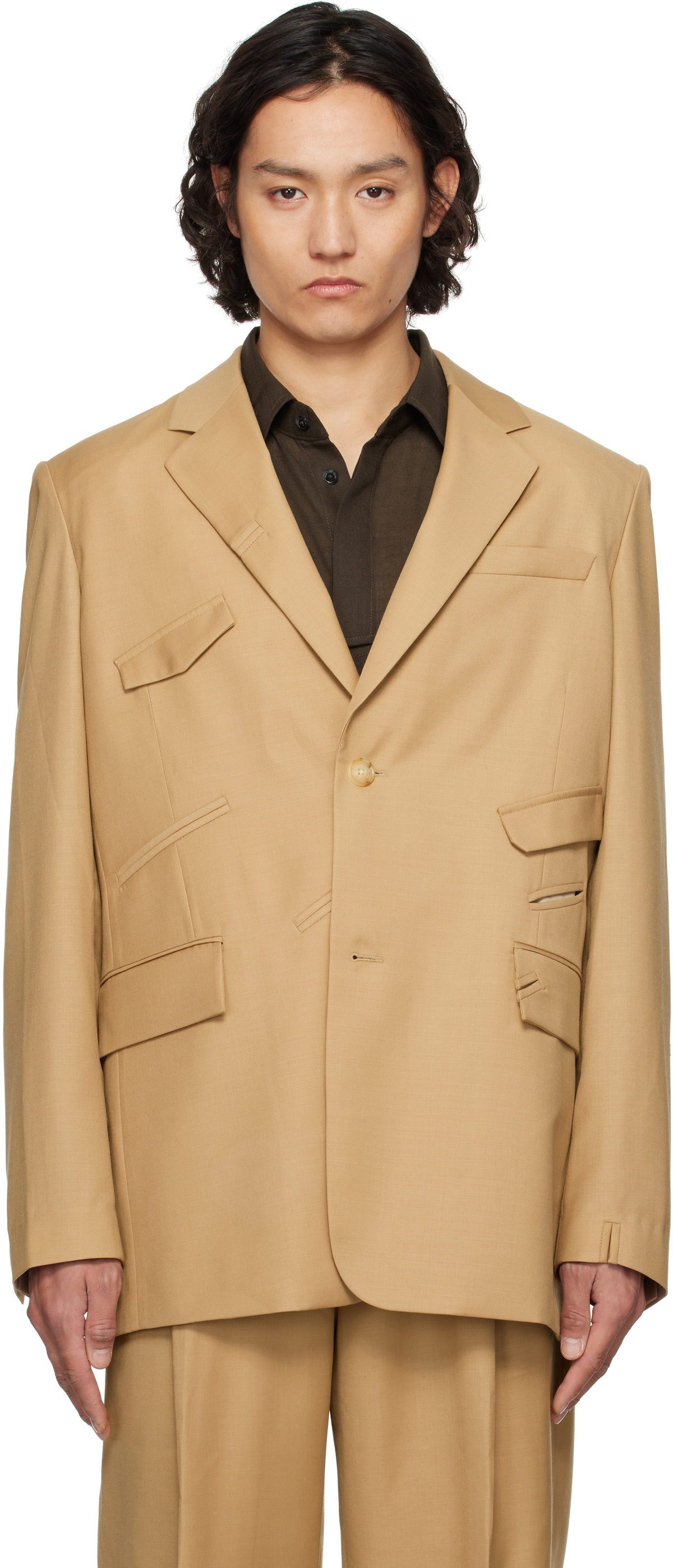 Feng Chen Wang Tan Multi Slash Blazer