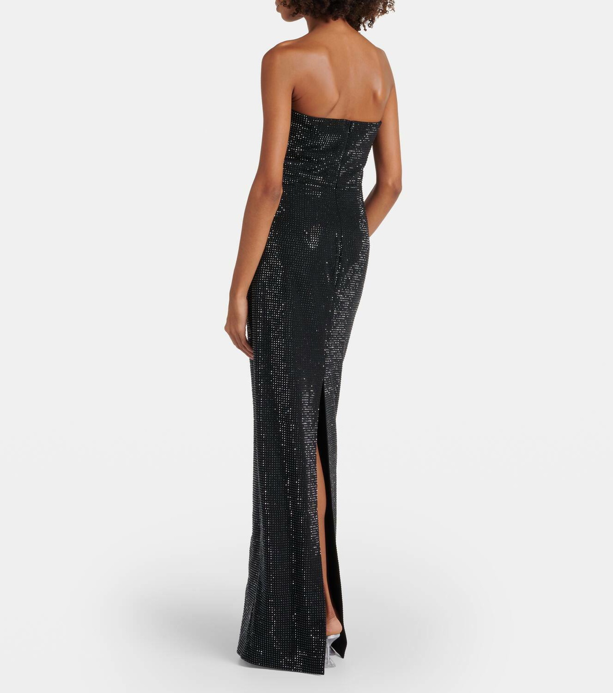 Roland Mouret Crystal-embellished strapless gown Roland Mouret