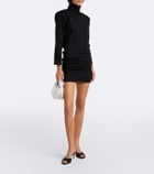 Malone Souliers Perla satin and mesh mules