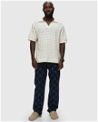 Daily Paper Yinka Relaxed Knit Ss Polo White - Mens - Polos