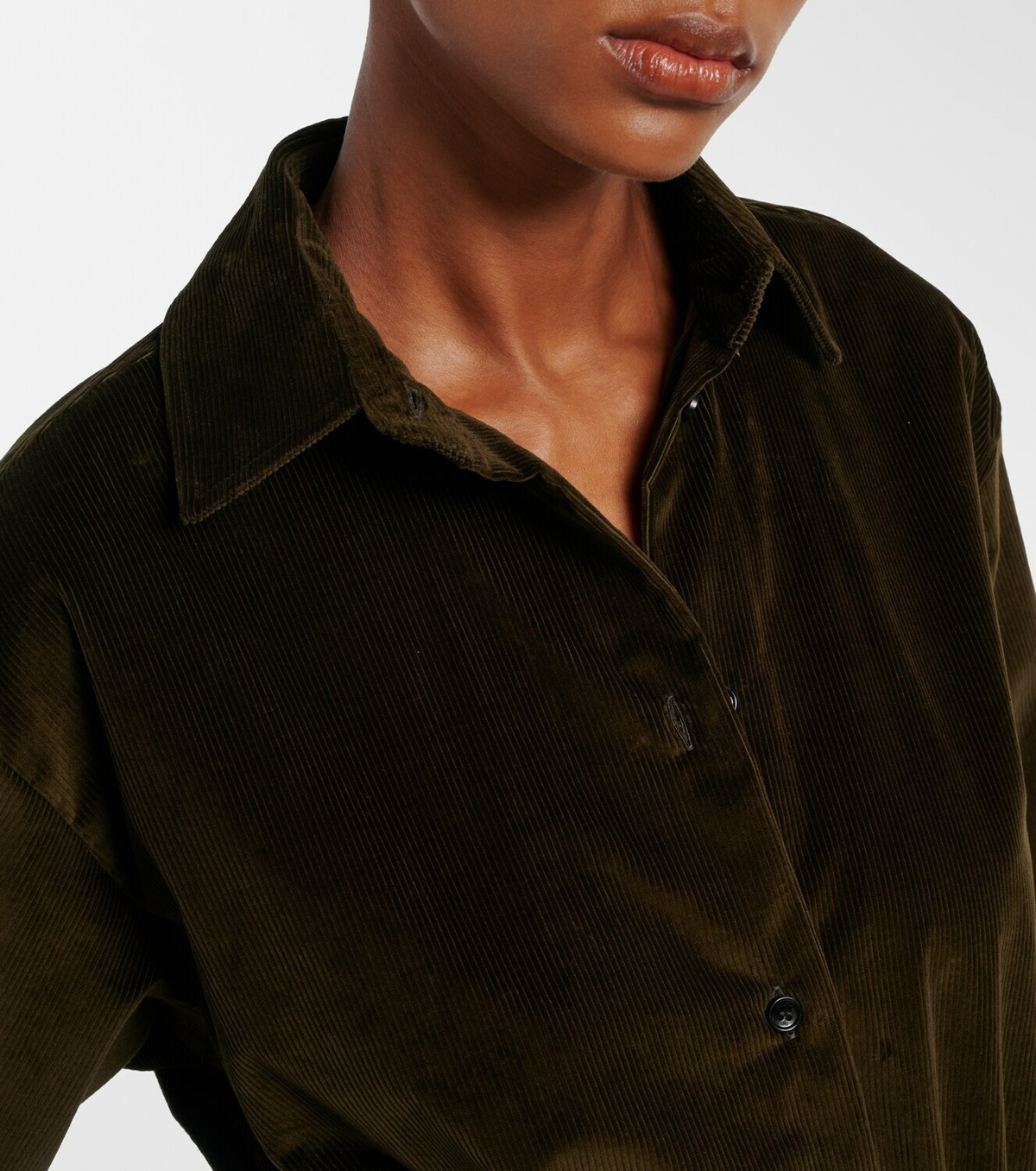Max Mara Fertile cotton corduroy bodysuit