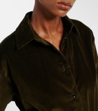 Max Mara Fertile cotton corduroy bodysuit