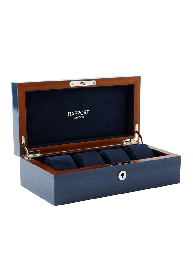 Photo: Rapport London - Heritage Lacquered Cedar 4-Piece Watch Box