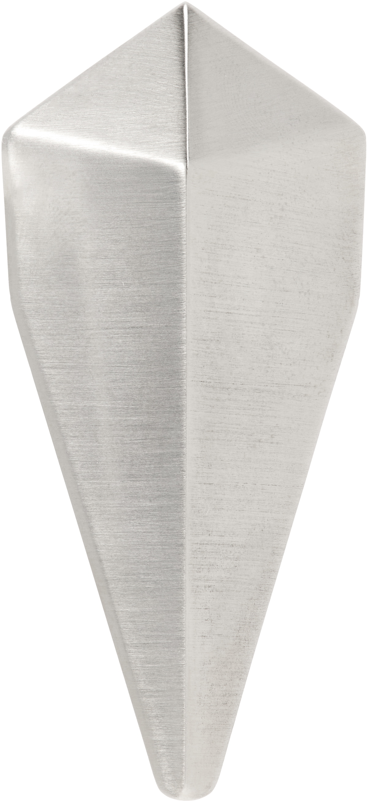 Rick Owens Silver Beveled Single Earring Rick Owens